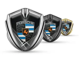 Porsche Emblemi Metal Custom Look Corse Lucido